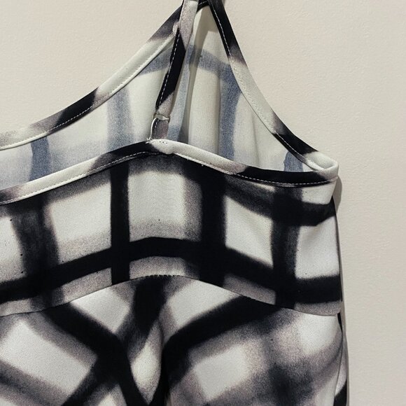 Wilfred Free Divinity Top Camisole 90s Style Tank Empire Waist Plaid Aritzia - Picture 8 of 13